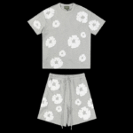 OFF WHITE TEAR DENIM SET